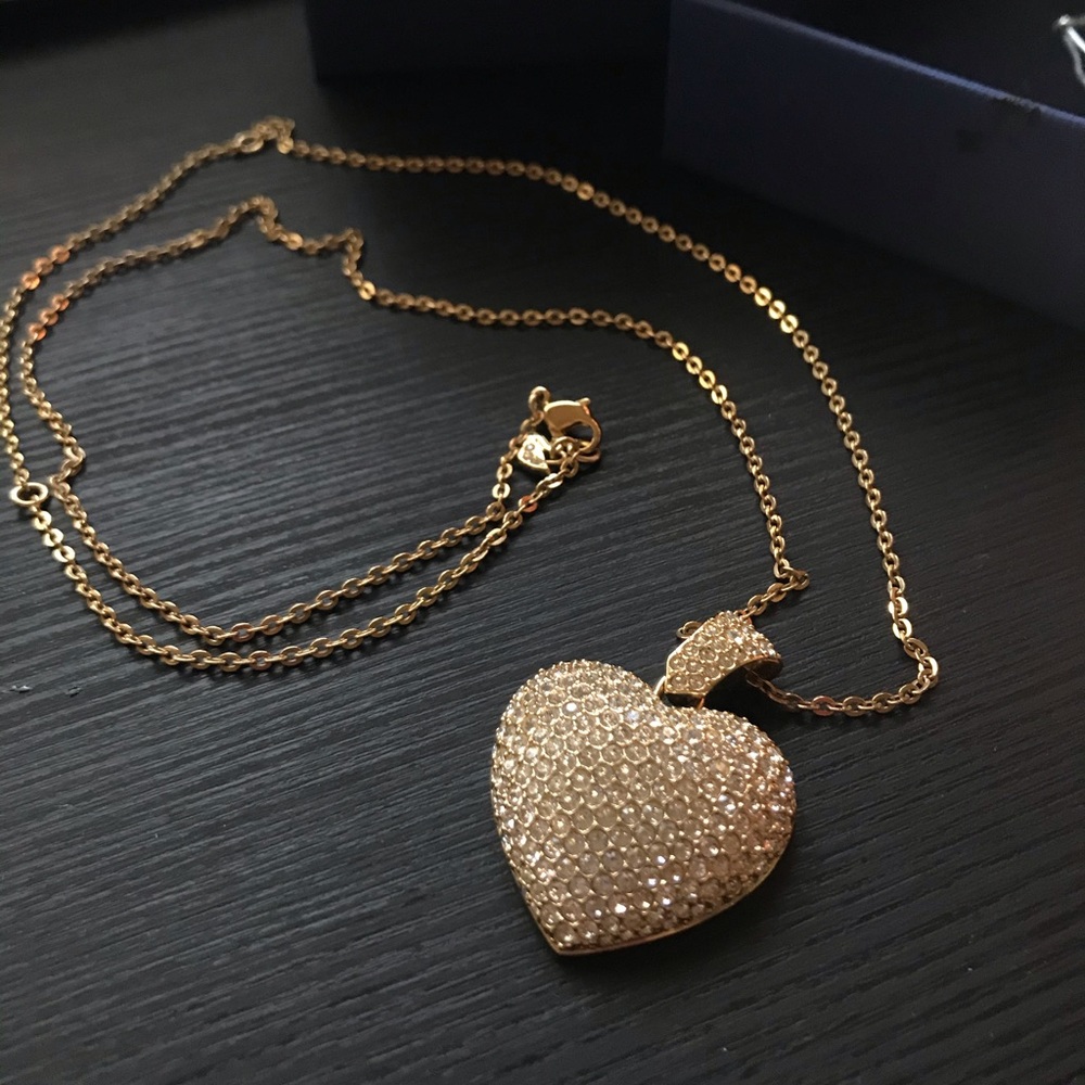 Swarovski Large Heart Necklace NWT